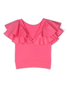 TWINSET Kids Shirt met ruches - Roze