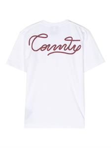 Marcelo Burlon County Of Milan Kids T-shirt met logoprint - Wit