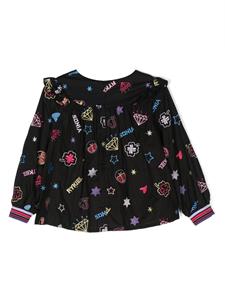 SONIA RYKIEL ENFANT Shirt met borduurwerk - Zwart