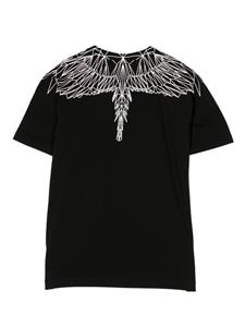 Marcelo Burlon County of Milan T-shirt met vleugelprint - Zwart
