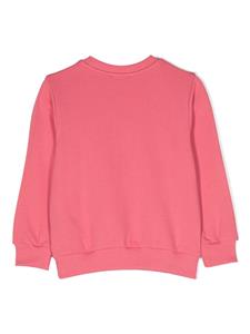 Balmain Kids Sweater met logoprint - Roze