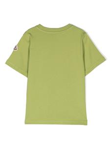 Moncler Enfant T-shirt met logopatch - Groen