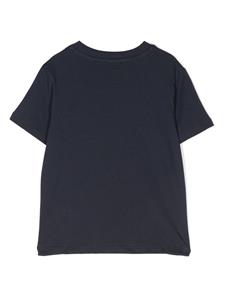 Fay Kids T-shirt met borstzak - Blauw