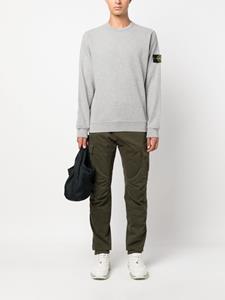 Stone Island Sweater met Compass-logopatch - Grijs