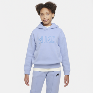 Nike Sportswear Oversized hoodie voor meisjes - Blauw
