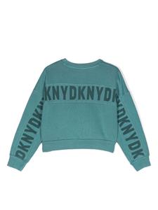 Dkny Kids Sweater met logoprint - Blauw