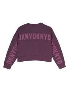 Dkny Kids Sweater met logoprint - Paars