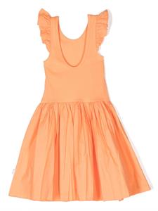 Molo Katoenen midi-jurk - Oranje