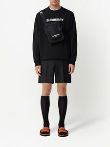 Burberry Sweater met logoprint - Zwart