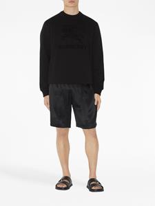 Burberry Katoenen sweater - Zwart