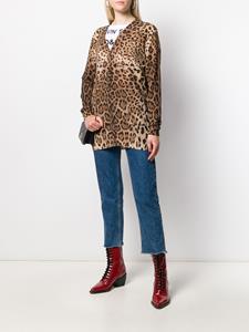 Dolce & Gabbana Vest met luipaardprint - Bruin
