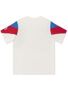 Moncler Enfant T-shirt met colourblocking - Wit