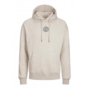 Jack & Jones Jack &Jones Cosmo Sweat Hood White Melange GRAU 