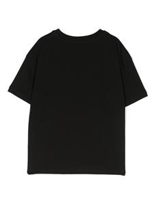 MSGM Kids T-shirt met logoprint - Zwart