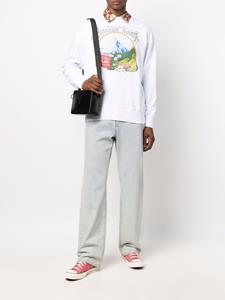 MSGM Sweater met print - Wit