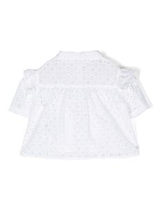 Philosophy Di Lorenzo Serafini Kids Broderie anglaise blouse - Wit