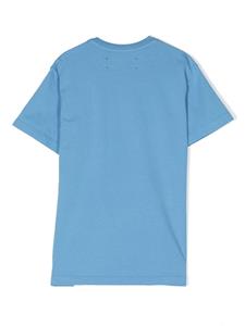 AMIRI KIDS T-shirt met logoprint - Blauw