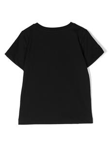 Balmain Kids T-shirt met geborduurd logo - Zwart