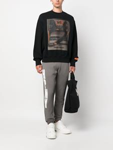 Heron Preston Sweater met print - Zwart