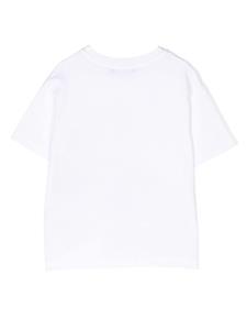 Balmain Kids T-shirt met print - Wit