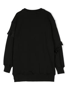 MSGM Kids Sweater met glitter detail - Zwart