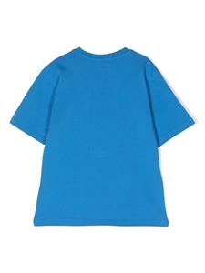 Woolrich Kids T-shirt met logoprint - Blauw