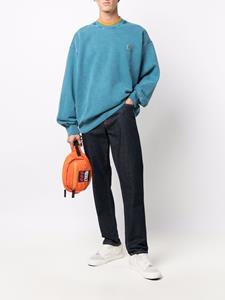 Carhartt Sweater met logopatch - Blauw