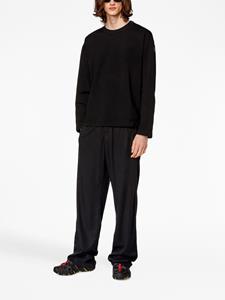 Diesel Oval-D oversized sweater - Zwart
