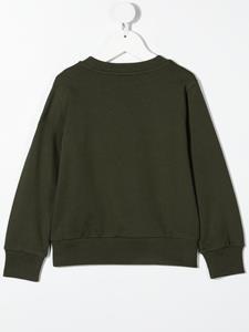 Moncler Enfant Gestreepte sweater - Groen