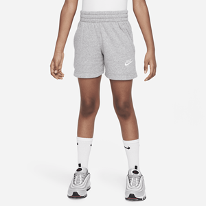 NIKE Sportswear Club Fleece 5" French Terry Shorts Mädchen 063 - dk grey heather/base grey/white