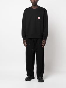 Carhartt Sweater met logopatch - Zwart