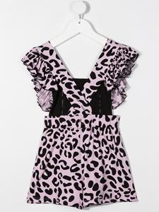 WAUW CAPOW by BANGBANG Playsuit met ruches - Paars