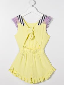 WAUW CAPOW by BANGBANG Playsuit met ruches - Geel