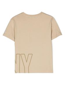 Dkny Kids T-shirt met logoprint - Beige