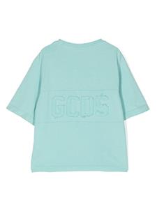 Gcds Kids T-shirt met logopatch - Blauw