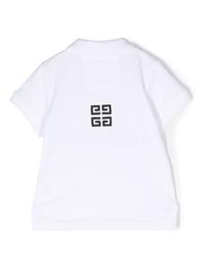 Givenchy Kids Poloshirt met logo - Wit