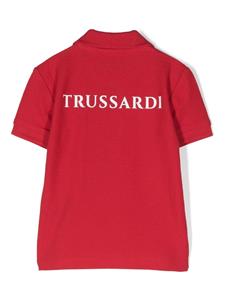 TRUSSARDI JUNIOR T-shirt met logoprint - Rood