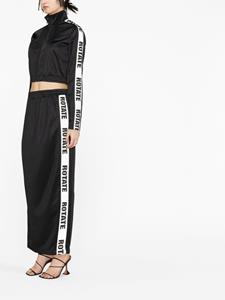 ROTATE Maxi-rok met logoprint - Zwart