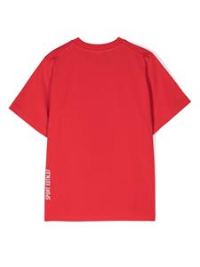 Dsquared2 Kids Katoenen T-shirt - Rood
