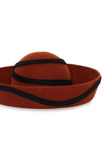 DESTREE Sigmar fedora hoed met lint - Rood