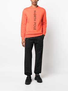 Moncler Sweater met logo-reliëf - Oranje