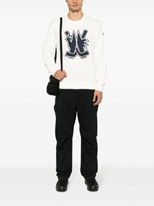 Moncler Sweater met logopatch - Wit