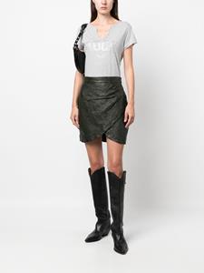 Zadig & Voltaire Leren mini-rok - Groen