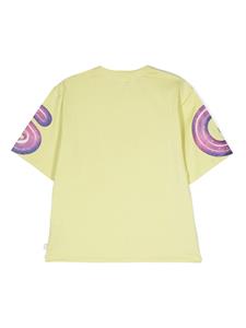 Gcds Kids T-shirt met logoprint - Groen