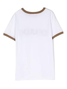 Douuod Kids T-shirt met logopatch - Wit