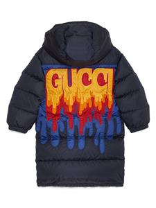 Gucci Kids Gewatteerd jack - Blauw