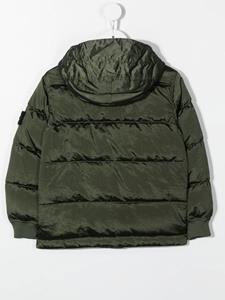 Stone Island Junior Jack met capuchon - Groen