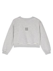 Givenchy Kids Sweater met geborduurd logo - Grijs