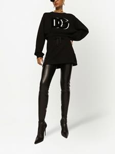 Dolce & Gabbana Mini-rok met logo applicatie - Zwart