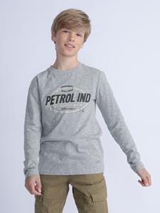 Petrol Industries Artwork T-shirt Toppenish Light Grey Melee 